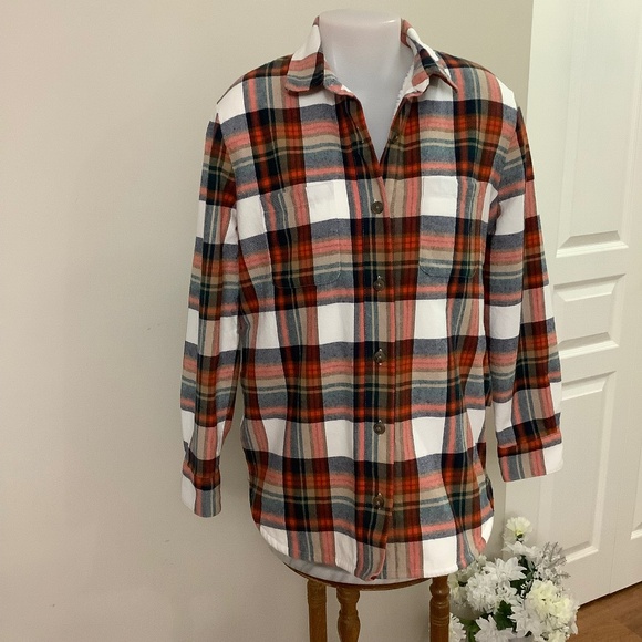 J.CREW Sherpa lined Plaid Shacket Sz S fits S-M 34-35 bust - Picture 1 of 16